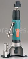 Dynabrade 52418 - 3" Straight-Line Central Vacuum Flush Cut-Off Wheel Tool .7 hp, 20,000 RPM, Rear Exhaust, 3/8" Collet