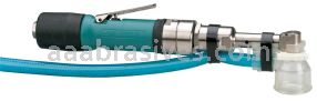 Dynabrade 53135 - 1/4" Central Vacuum Mini-Angle Head Drill .4 hp, 3,200 RPM, Planetary-Geared, Rear Exhaust, 1/4"-28 Female Thread