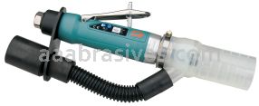 Dynabrade 56747 - 1 hp Straight-Line Die Grinder, Central Vacuum 20,000 RPM, Gearless, Rear Exhaust, 1/4" Collet