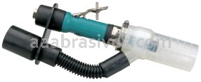 Dynabrade 56755 .4 hp Straight-Line Die Grinder, Central Vacuum 25,000 RPM, Gearless, Rear Exhaust Extended Muffler