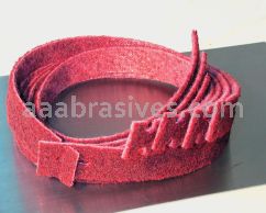 CS Unitec Abrasive Polishing Belt 250587 Nonwoven Abrasive Medium 1-5/8"x24-1/3"