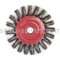 Norton 8x.020x5/8-1/2"Carbon Steel Standard Twist Knot Wire Wheel Brushes For Steel