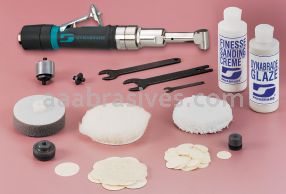 Dynabrade 49403 Angle-Head Mini-Dynorbital Random Orbital Sander/Buffer Versatility Kit