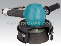Dynabrade 53233 - 6" Type 11 Vertical Cup Wheel Grinder 2 hp, 6,000 RPM, Gearless, Rotational Exhaust