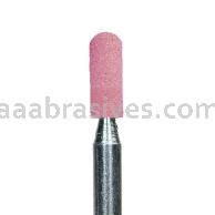 A-24, 1/4x3/4x1/4"sk, Mounted Point, Vitrified, PA/O
