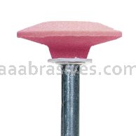 A-37, 1-1/4x1/4x1/4"sk, Mounted Point, Vitrified, PA/O