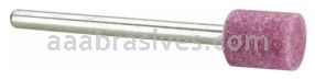 W-169, 5/16x3/8x1/8"sk, Mounted Point, Vitrified, PA/O