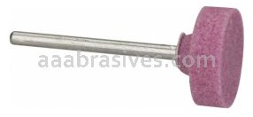 W-201, 3/4x3/4x1/4"sk, Mounted Point, Vitrified, PA/O