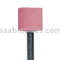 W-204, 3/4x3/4x1/4"sk, Mounted Point, Vitrified, PA/O