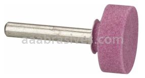 W-207, 3/4x1-1/2x1/4"sk, Mounted Point, Vitrified, PA/O