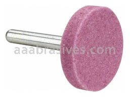 W-225, 1-1/4x1/4x1/4"sk, Mounted Point, Vitrified, PA/O