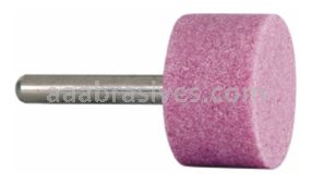 W-228,1-1/4x1-3/4x1/4"sk, Mounted Point, Vitrified, PA/O