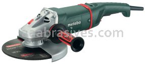 Metabo W24-230 MVT Angle Grinder 9" 6,600 RPM - 15.0 AMP w/Deadman Switch