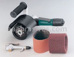 Dynabrade 13310 Mini-Dynisher Finishing Tool Versatility Kit .4 hp 7 Degree Offset 3,200 RPM Rear Exhaust 5/8" Dia. Arbor