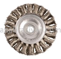 3" Standard Twist Wire Wheel, .014 SS, 1/2"-3/8" A.H., Retail Pack (ST-3)