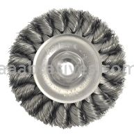 3" Standard Twist Wire Wheel, .014, M10 x 1.25 A.H. (STA-3)