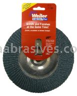 Weiler 30835 - 7" 60Z, 5/8"-11 A.H., Vortec Pro Abrasive Flap Disc, Aluminum Backing - 012382308353