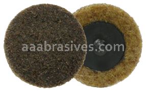 Weiler 51538 - 4" Plastic Button Style, AO - Coarse, Non-Woven Surf. Cond. Disc - 012382515386