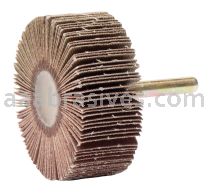 Weiler 52489 - 2-1/4" x 1" 1/4" Stem, 120AO, Tiger Coated Abrasive Flap Wheel - 012382524890