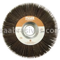 Weiler 53285 - 6" x 1" 1" A.H., 50 AO, Tiger Coated Abrasive Flap Wheel - 012382532857