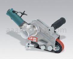 Dynabrade 14200 - Dynangle Abrasive Belt Tool .7 hp, 7 Degree Offset, 20,000 RPM, Rear Exhaust, for 1" x 18" L (25 mm x 457 mm) Belts