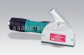 Dynabrade 52538 - 3" (76 mm) Dia. Right Angle Vacuum Cut-Off Wheel Tool .4 hp, 12,000 RPM, Rear Exhaust, 3/8"-24 Spindle Thread