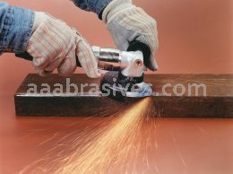 Dynabrade 50302 - 4" Right Angle Depressed Center Wheel Grinder 1 hp, 12,000 RPM, Rear Exhaust, 3/8-24 Spindle Thread