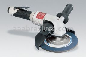 Dynabrade 50350 - 7" Right Angle Depressed Center Wheel Grinder 1.2 hp, 6,000 RPM, Side Exhaust, 5/8-11 Spindle Thread