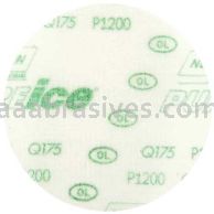 Norton Abrasives 77696088715 6" P1200 Q175 Norton Pure Ice Film (Green) Paper Hook and Loop Discs