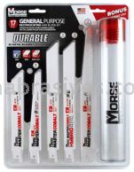 Morse&reg; General Purpose Reciprocating Saw Blade Kit With Storage Tube | 17 Piece Kit