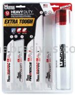 Morse&reg; Heavy Duty Reciprocating Saw Blade Kit With Storage Tube | 12 Piece Kit