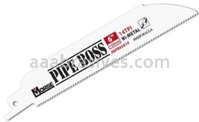 Morse Pipe Boss&reg; Reciprocating Saw Blade 12x1x.050 14 TPI | 5 Blades/Retail Pkg