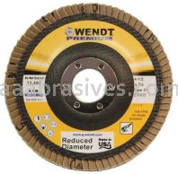 Wendt Abrasives 240132 Reduced Backing Zirconia Flap Disc 5" x 7/8" - Type 27 FG ZA40