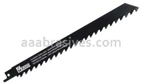 Morse&reg; Carbide Tipped Reciprocating Saw Blade 9x3/4x.050 3 TPI | 5 Blades/Retail Pkg