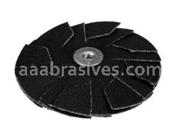 Standard Abrasives  S/C Overlap Disc 721925 1-1/4" x 8-32 x 2" 80 Grit