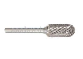 SC-42 1/8x9/16x1/8 Cylindrical Radius End Double Cut Carbide Burr