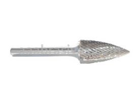 SG-51 1/4x1/2x1/8 Pointed Tree Double Cut Carbide Burr