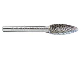 SH-53 3/16x3/8x1/8 Flame Double Cut Carbide Burr