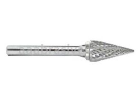 SM-43 1/8x5/8x1/8 Cone Double Cut Carbide Burr