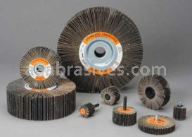 Standard Abrasives Aluminum Oxide Flap Wheel 614450 2-1/2" x 1" x 1/4" 180 Grit (Made to order)