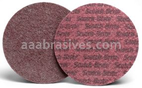 3M&trade; 7100075577 5" NH AMED Scotch-Brite&trade; Hook & Loop AL Surface Conditioning Disc