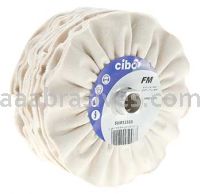 Cibo Abrasives 5 x 2 x 5/8-11 FM White Cotton Polishing Wheel