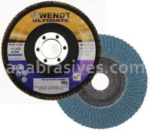 Wendt Abrasives 235212 Ultimate Treated Zirconia BIG BOY Flap Disc 4-1/2" X 7/8" Type 27 FG TZA40