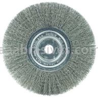 Weiler 01158 8" Narrow Face Crimped Wire Wheel .0104" Steel Fill 3/4" Arbor Hole