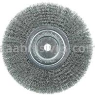 Weiler 01165 8" Narrow Face Crimped Wire Wheel .0118" Steel Fill 5/8" Arbor Hole