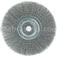 Weiler 01178 8" Narrow Face Crimped Wire Wheel .014" Steel Fill 3/4" Arbor Hole
