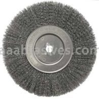 Weiler 01228 10" Narrow Face Crimped Wire Wheel .006" Steel Fill 3/4" Arbor Hole