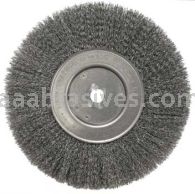 Weiler 01238 10" Narrow Face Crimped Wire Wheel .0104" Steel Fill 3/4" Arbor Hole