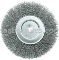 Weiler 01258 10" Narrow Face Crimped Wire Wheel .014" Steel Fill 3/4" Arbor Hole