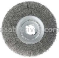 Weiler 01320-14 12" Narrow Face Crimped Wire Wheel .014" Steel Fill 2" Arbor Hole